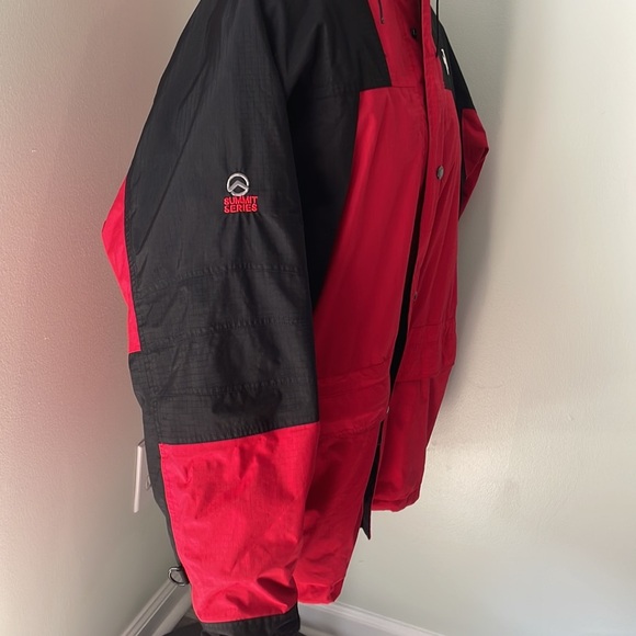 North Face Goretex Summit Series Jacket XL Cherry Red - Picture 4 of 16